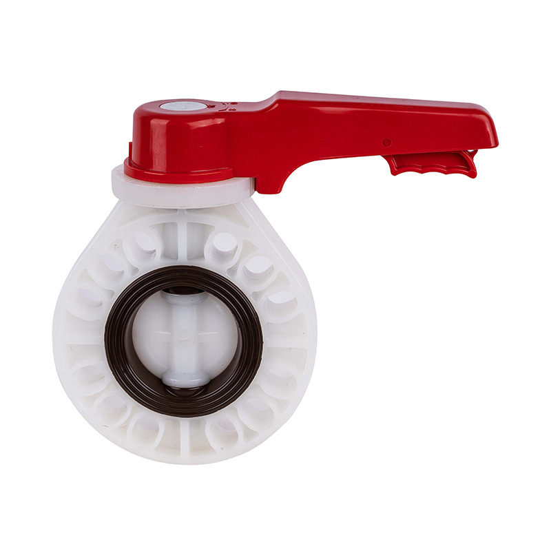Van bướm loại PVDF D71X-10F DN15-200 15A-200A Tiêu chuẩn JIS