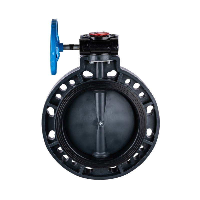 Van bướm bánh răng FRPP D371X-10S DN40-1000 40A-1000A Tiêu chuẩn JIS