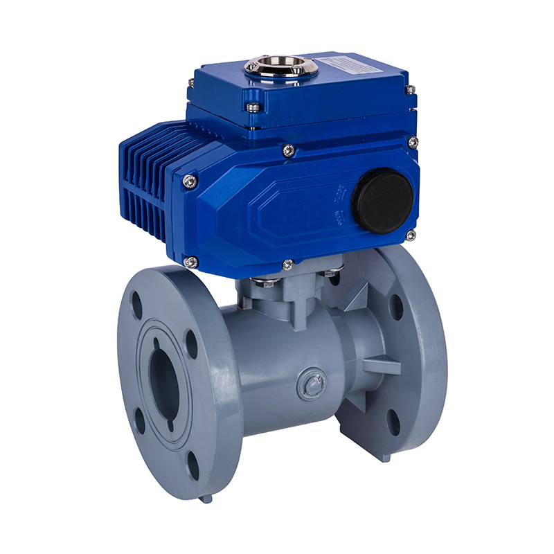 Van bi mặt tiền điện PVC-C D941F-10V DN15-300 1/2 '-12' Tiêu chuẩn ANSI