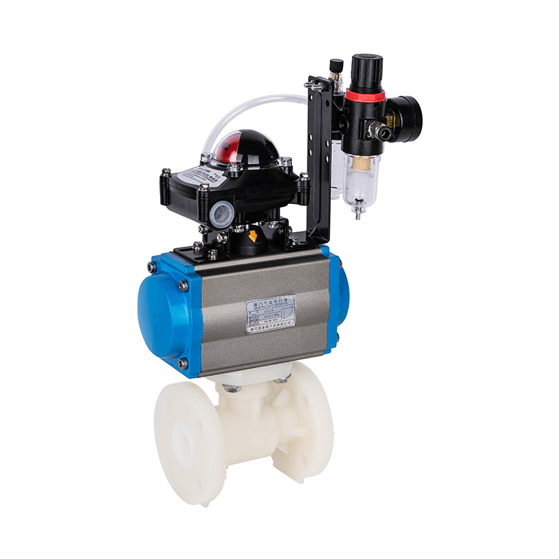 Van bi mặt tiền nén PVDF Q641F-10F DN15-300 1/2 '-12' Tiêu chuẩn ANSI